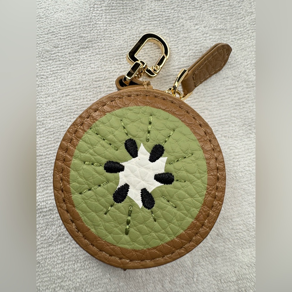 Cute trendy Kiwi Coin Purse AirTag AirPod holder keychain bag charm